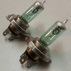 472 H4 12v 60/55w Xenon Geeen White Bulbs