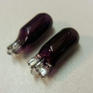 501 12v 5w Purple Bulbs