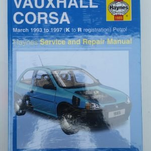 Vauxhall Corsa 93-97 workshop Manual