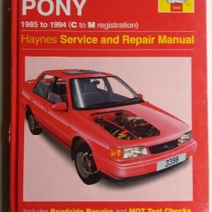 Hyundai Pony 85-94 workshop manual
